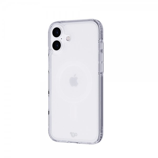 Tech21 iPhone 16 Plus -suojakuori EvoClear MagSafe, läpinäkyvä
