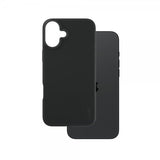 CARE by PanzerGlass iPhone 16 Plus -suojakuori, muotikäs design, musta