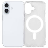 Nordic Covers iPhone 16 Plus -kuori, Feather Series, MagSafe, läpinäkyvä