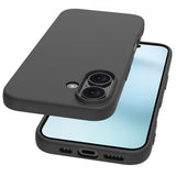 Nordic Covers iPhone 16 Plus -kuori, Feather Series, Raven Black
