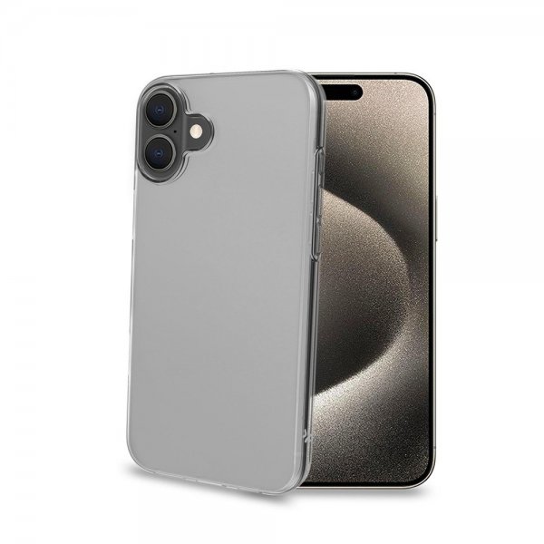Celly iPhone 16 Plus Kuori GELSKIN Läpinäkyvä
