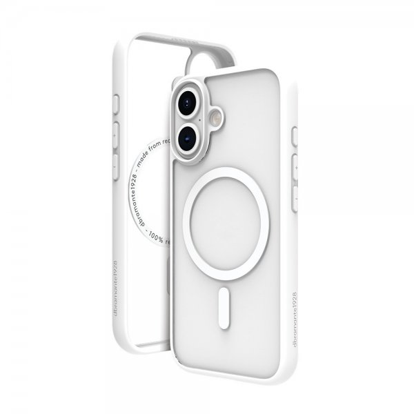 dbramante1928 iPhone 16 Plus -suojakuori Grenen MagSafe Valkoinen