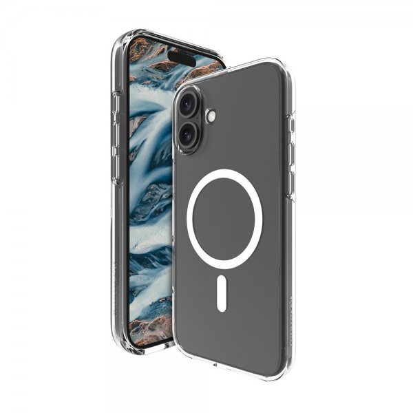 dbramante1928 iPhone 16 Plus -kuori Iceland Pro MagSafe läpinäkyvä