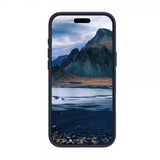 dbramante1928 iPhone 16 Plus -suojakuori Iceland Ultra D3O MagSafe Kickstand sininen