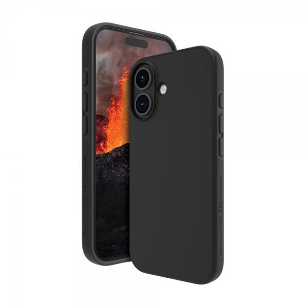 dbramante1928 iPhone 16 Plus -kuori Iceland Ultra D3O MagSafe musta