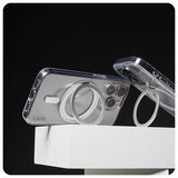 CARE by PanzerGlass iPhone 16 Plus -suojakuori Kickstand MagSafe, hopea