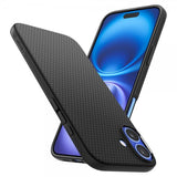 Spigen iPhone 16 Plus Kuori Liquid Air Mattamusta