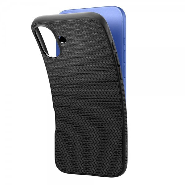 Spigen iPhone 16 Plus Kuori Liquid Air Mattamusta