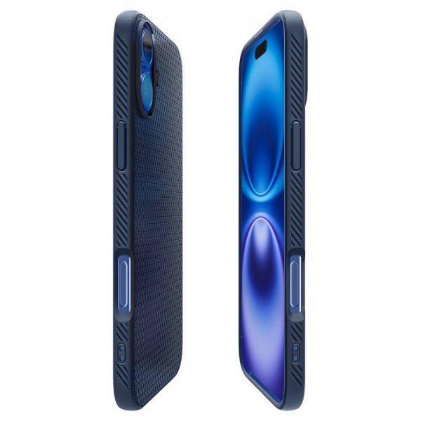 Spigen iPhone 16 Plus Kuori Liquid Air Navy Blue