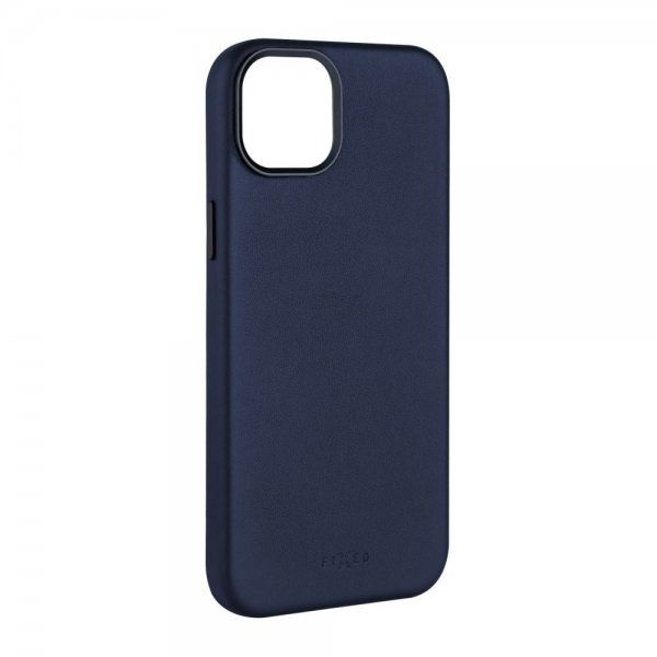 Kiinteä iPhone 16 Plus -suojakotelo MagLeather, sininen