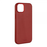 Kiinteä iPhone 16 Plus -kotelo MagLeather, punainen