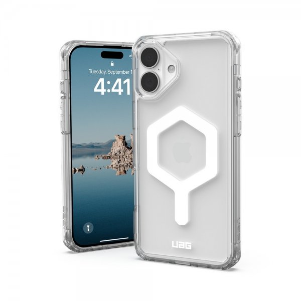 Urban Armor Gear (UAG) iPhone 16 Plus -suojakuori Plyo MagSafe Valkoinen