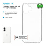 Kiinteä iPhone 16 Plus -kuori ReStore Läpinäkyvä