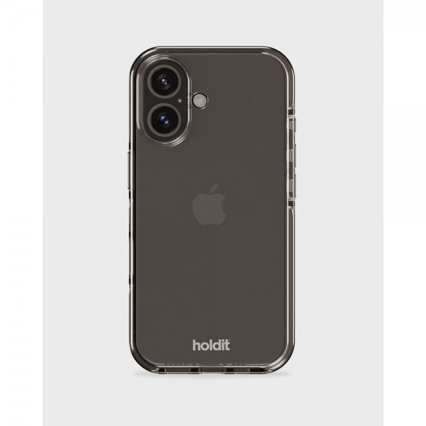 holdit iPhone 16 Plus -suojakuori, läpinäkyvä valkoinen
