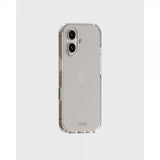 holdit iPhone 16 Plus -suojakuori, läpinäkyvä valkoinen