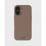 holdit iPhone 16 Plus Silikonisuojakuori Mocha Brown