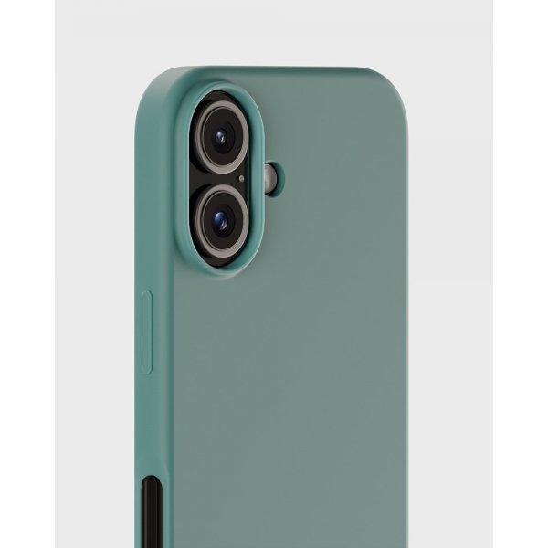 holdit iPhone 16 Plus Silikonisuojakuori Moss Green