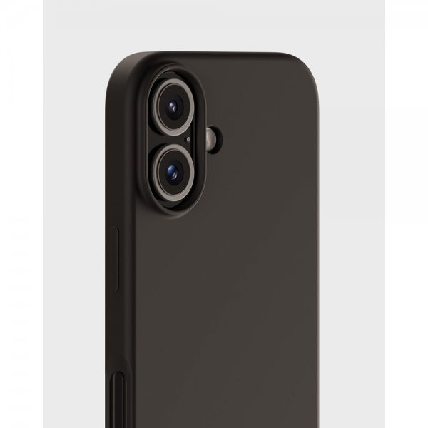 holdit iPhone 16 Plus Silikonisuojakuori Musta