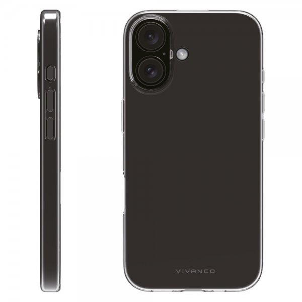 Vivanco iPhone 16 Plus Super Slim Läpinäkyvä Kuori