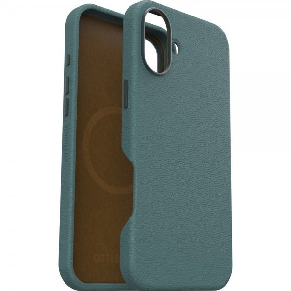Otterbox iPhone 16 Plus Symmetry Cactus Leather MagSafe Sagebrush -suojakuori