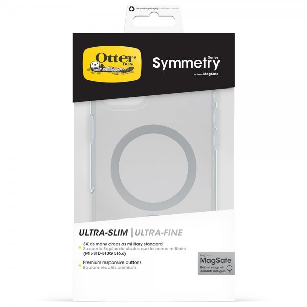 Otterbox iPhone 16 Plus Symmetry Clear MagSafe Läpinäkyvä kuori