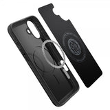 Spigen iPhone 16 Plus -suojakuori Thin Fit MagFit, musta