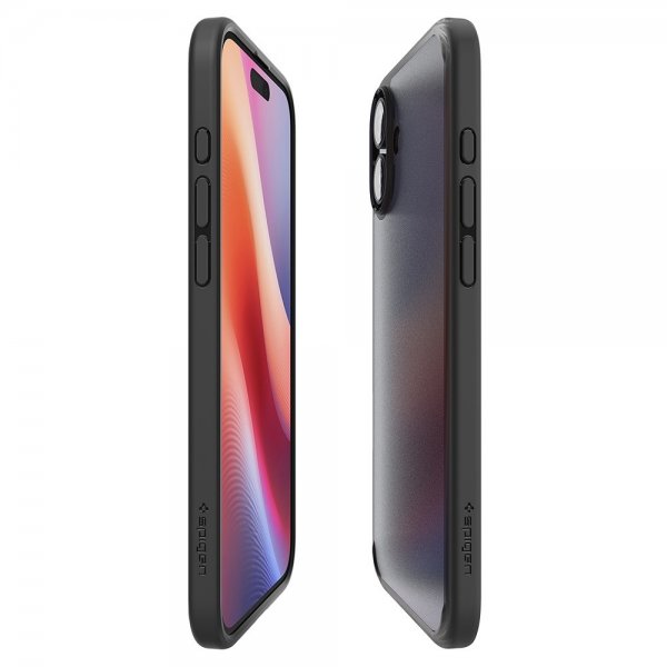 Spigen iPhone 16 Plus -suojakuori Ultra Hybrid Frost Black