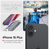 Spigen iPhone 16 Plus -suojakuori Ultra Hybrid MagFit, valkoinen
