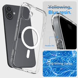 Spigen iPhone 16 Plus -suojakuori Ultra Hybrid MagFit, valkoinen