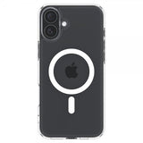 Spigen iPhone 16 Plus -suojakuori Ultra Hybrid MagFit, valkoinen
