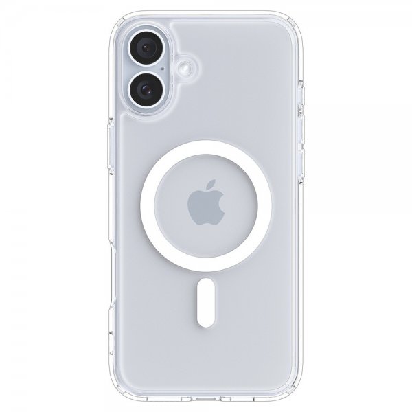 Spigen iPhone 16 Plus -suojakuori Ultra Hybrid MagFit, valkoinen