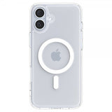 Spigen iPhone 16 Plus -suojakuori Ultra Hybrid MagFit, valkoinen