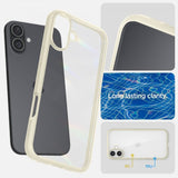 Spigen iPhone 16 Plus -suojakuori Ultra Hybrid Mute Beige