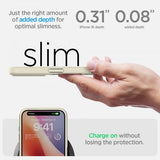 Spigen iPhone 16 Plus -suojakuori Ultra Hybrid Mute Beige
