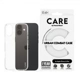 CARE by PanzerGlass iPhone 16 Plus Kuori Urban Combat Läpinäkyvä