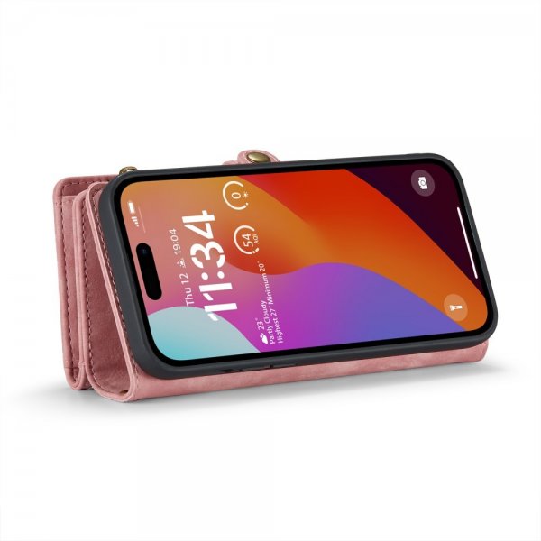 CaseMe iPhone 16 Pro Kotelo 008 Series Irrotettava kuori Ruusu