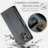 CaseMe iPhone 16 Pro -suojakuori, 023-sarja, musta