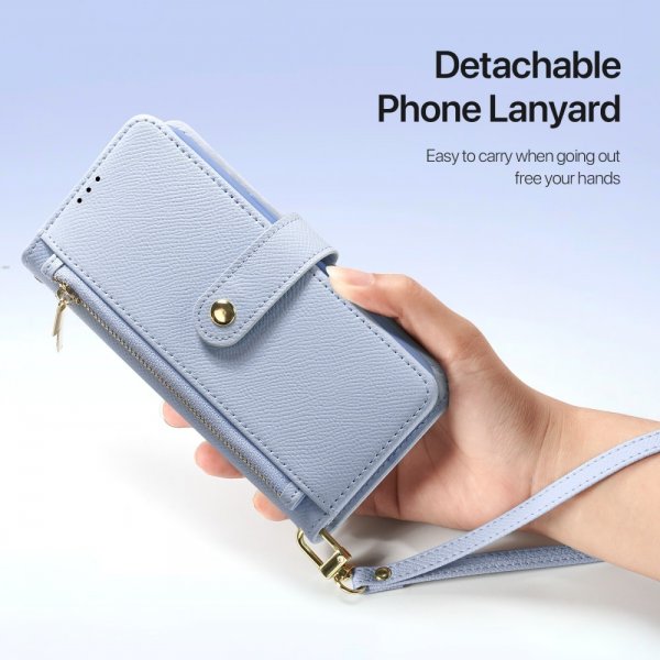 Dux Ducis iPhone 16 Pro -suojakuori 2-in-1 Lawa Series MagSafe, sininen