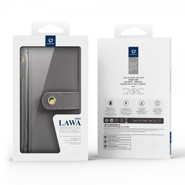 Dux Ducis iPhone 16 Pro -kuoret 2-in-1 Lawa Series MagSafe harmaa