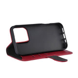 Gear iPhone 16 Pro -suojakuori, 3 korttipaikkaa, punainen