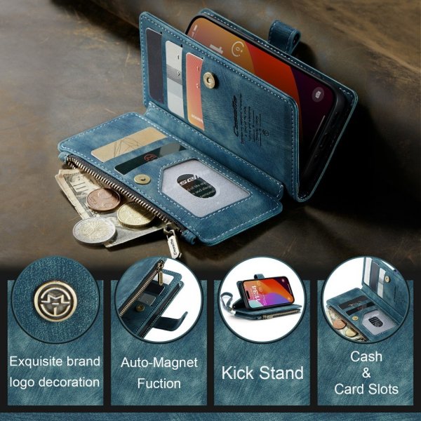 CaseMe iPhone 16 Pro Fodral C30 Series Sininen