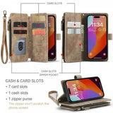 CaseMe iPhone 16 Pro -suojakuori C30-sarja Ruskea