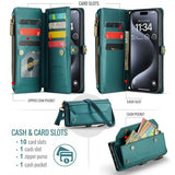 CaseMe iPhone 16 Pro -suojakuori C36-sarja vihreä