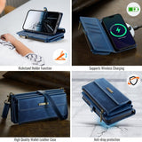 CaseMe iPhone 16 Pro C39 -sarjan kotelo, sininen