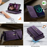 CaseMe iPhone 16 Pro -suojakuori C39-sarja violetti