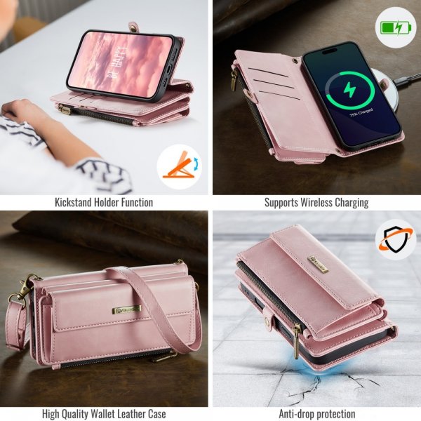 CaseMe iPhone 16 Pro -kotelo C39 Series Pinkki