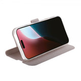 Vivanco iPhone 16 Pro -suojakuori Classic Wallet Greige