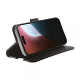 Vivanco iPhone 16 Pro Classic Wallet -suojakotelo, musta