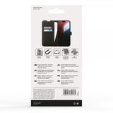 Vivanco iPhone 16 Pro Classic Wallet -suojakotelo, musta