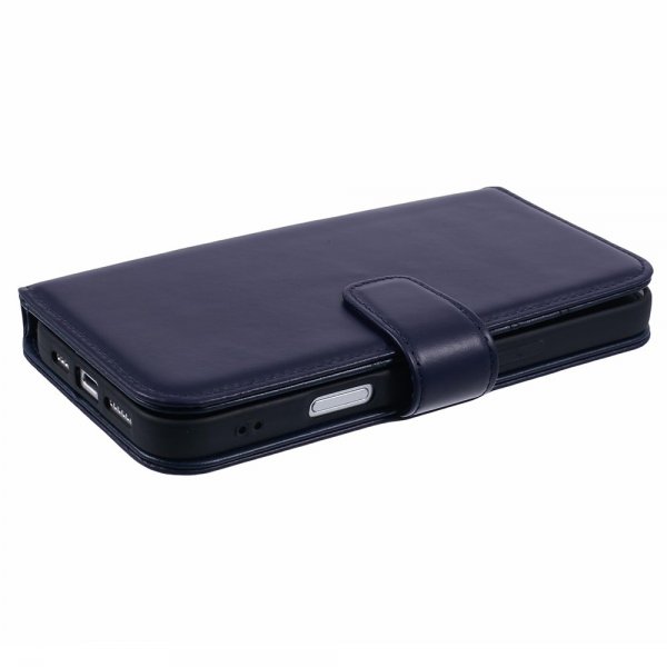 Nordic Covers iPhone 16 Pro -suojakuori Essential Leather Heron Blue